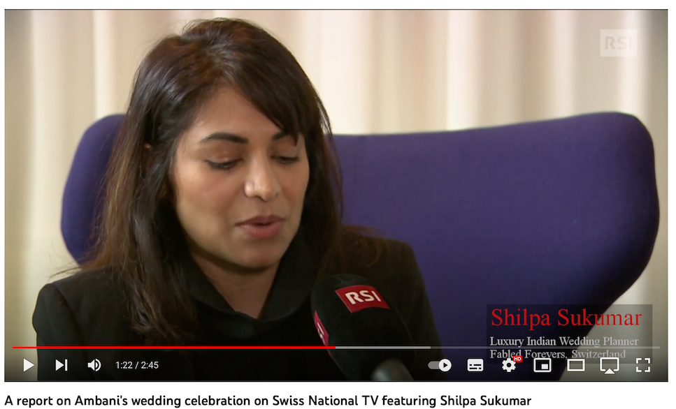 Shilpa Sukumar - On Ambani's Wedding In Switzerland